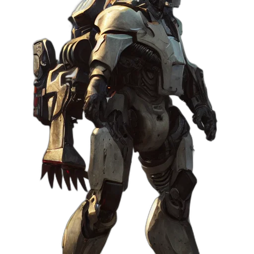 robot, weapon, creature, concept art transparent PNG cut-out