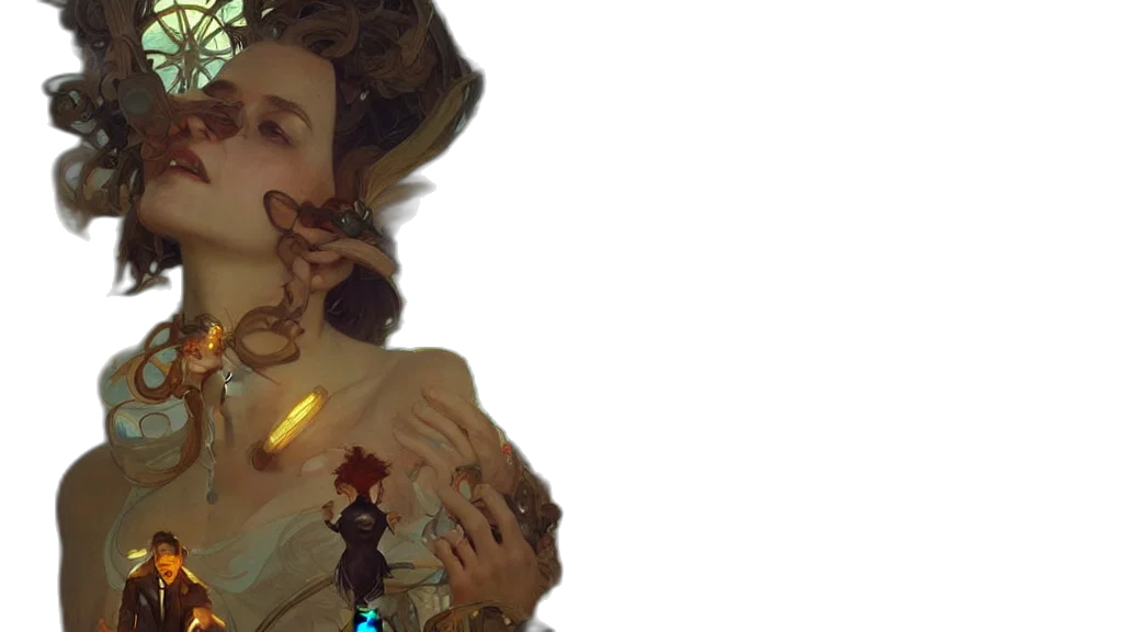 crown, dress, jewelry, staff transparent PNG cut-out