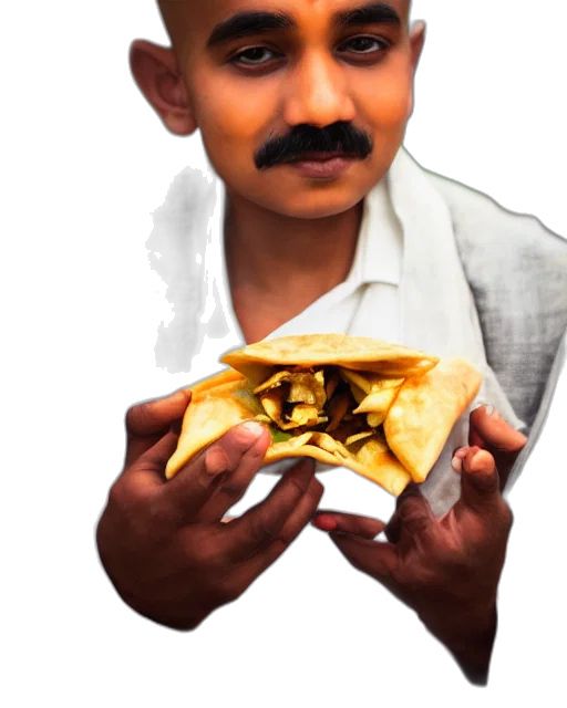 food, face, mask, creature transparent PNG cut-out