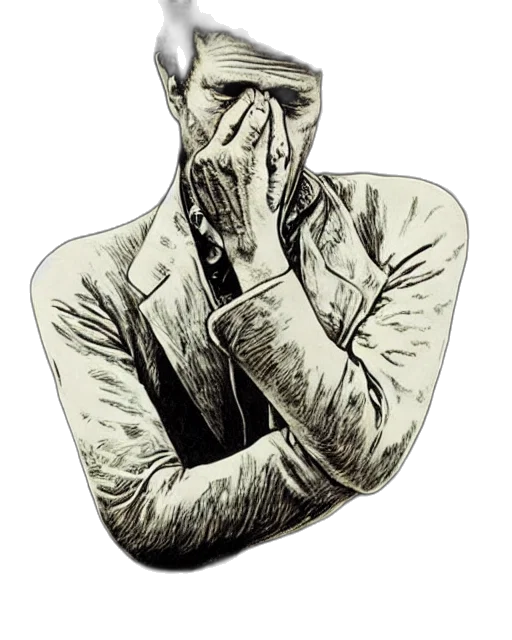mask, face, jacket, staff transparent PNG cut-out