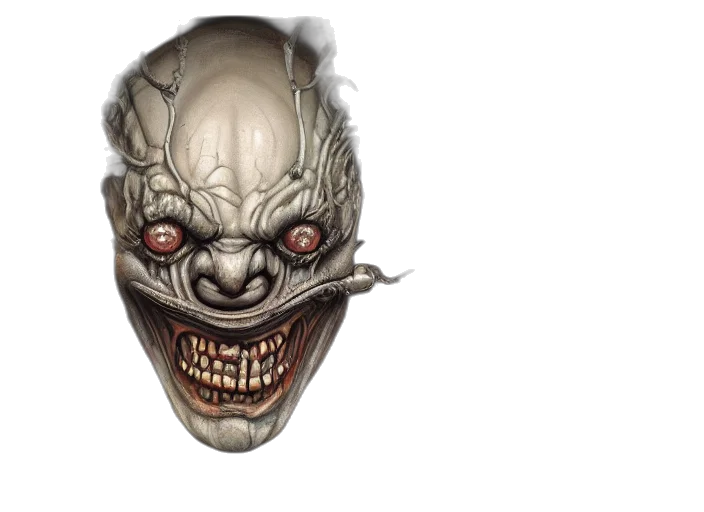 mask, face, creature, concept art, 3d render, photorealistic, fantasy art, giger transparent PNG cut-out