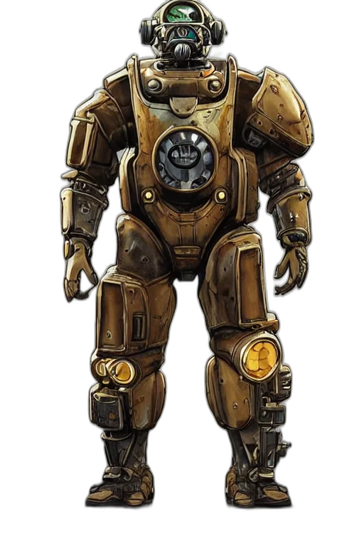 robot, weapon, concept art, 3d render transparent PNG cut-out