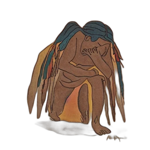 creature, mask, hair, animal transparent PNG cut-out