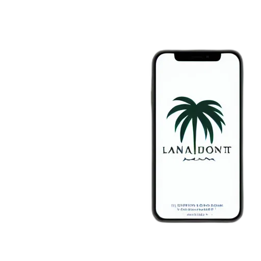 palm, tree, logo, landor transparent PNG cut-out