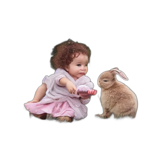 animal, dress, creature, photorealistic transparent PNG cut-out