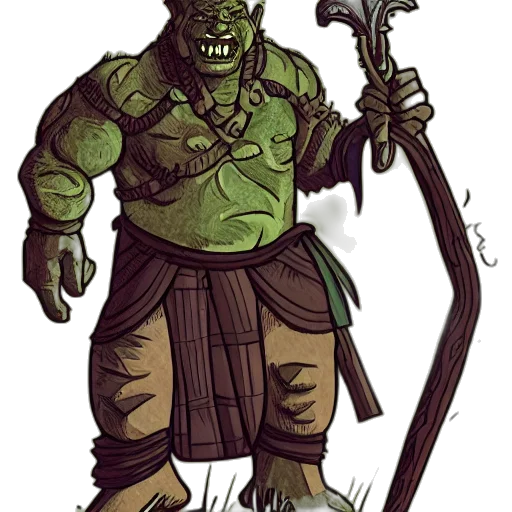 staff, creature, concept art, fantasy art, comic book art, pixel art, green, illustration transparent PNG cut-out
