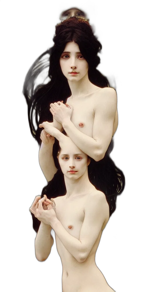 hair, creature, jewelry, mask transparent PNG cut-out