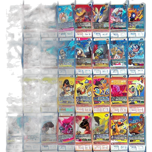 colorful, pokemon, cards, snooki transparent PNG cut-out