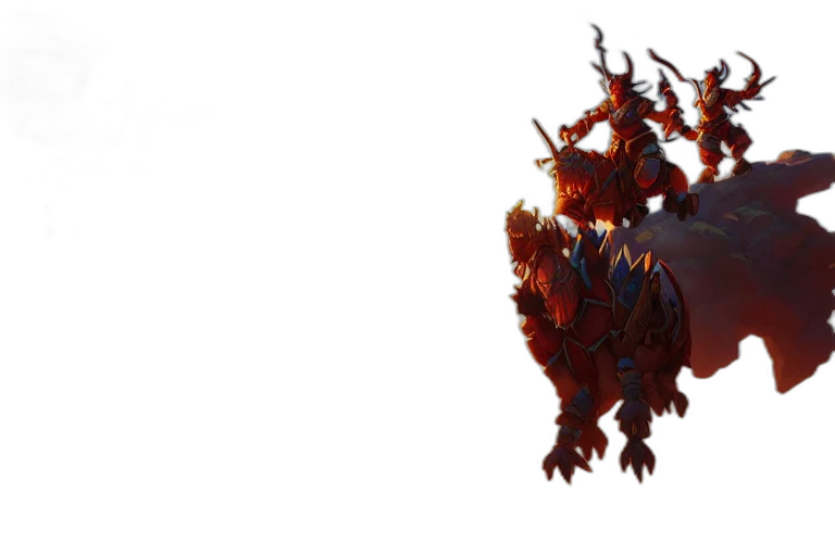 dragon, creature, crown, weapon transparent PNG cut-out