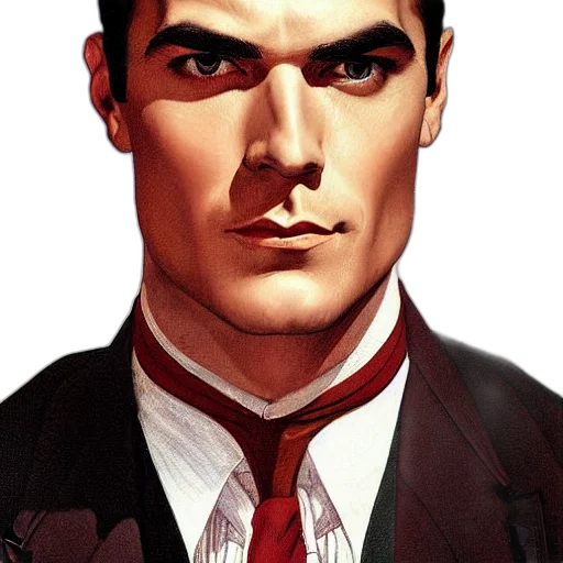 face, staff, mask, jacket, comic book art, photorealistic, concept art, cartoon transparent PNG cut-out