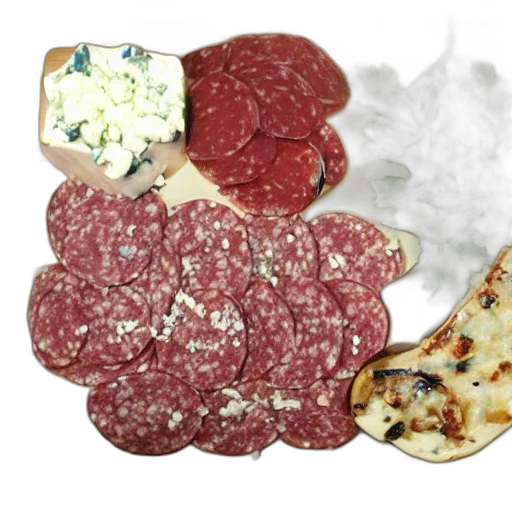food, dry, sausage, blue transparent PNG cut-out