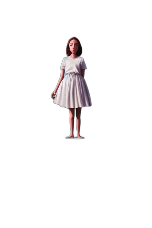 dress, robot, creature, face transparent PNG cut-out