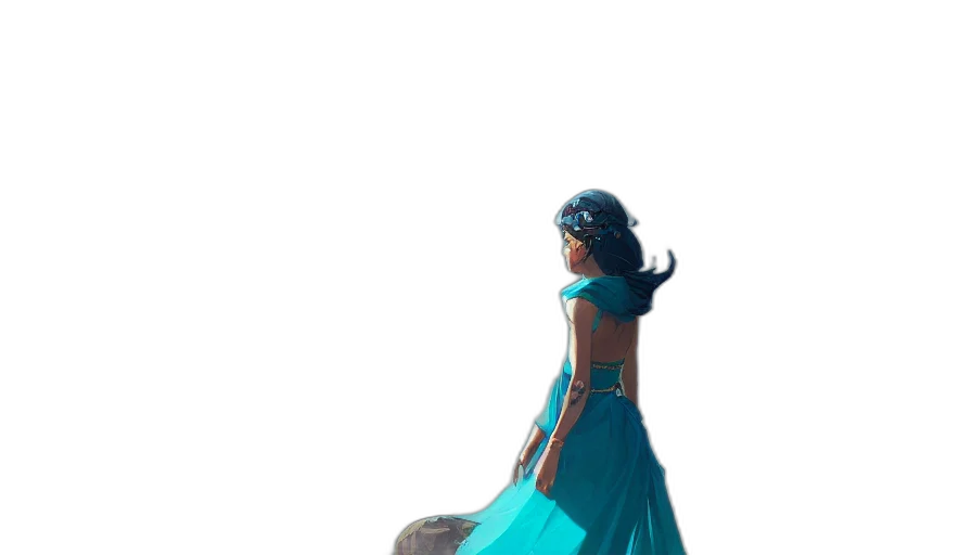 dress, crown, jewelry, robot transparent PNG cut-out
