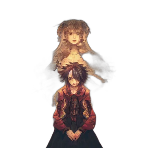 dress, crown, hair, mask transparent PNG cut-out