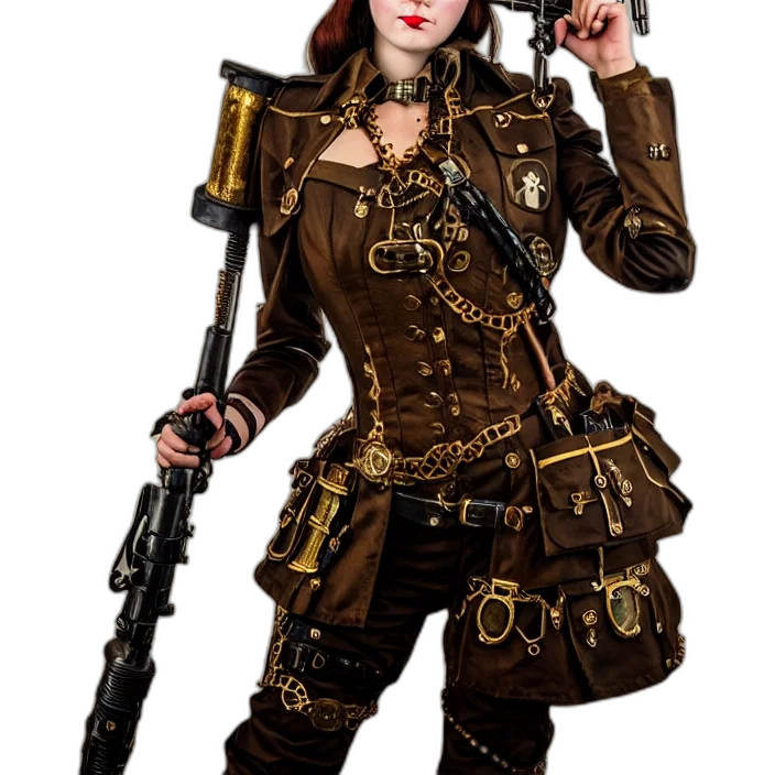 staff, weapon, jacket, concept art transparent PNG cut-out