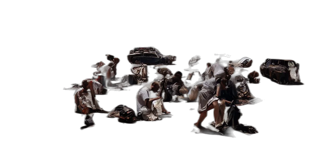 shoes, furniture, weapon, concept art transparent PNG cut-out