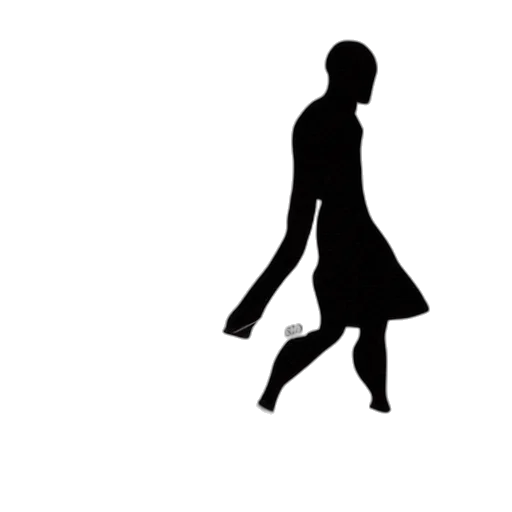 dress, shoes, jacket, staff transparent PNG cut-out