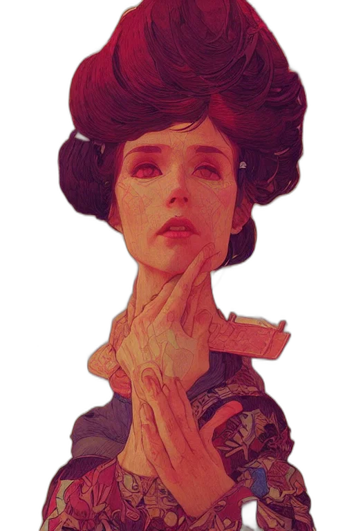 face, robot, dress, crown transparent PNG cut-out