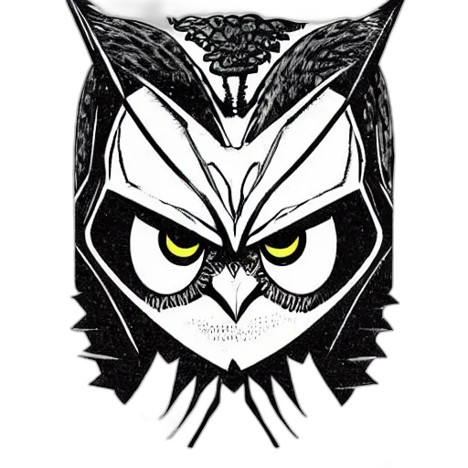 mask, face, fantasy art, comic book art, concept art, pixel art, monochrome, portrait transparent PNG cut-out