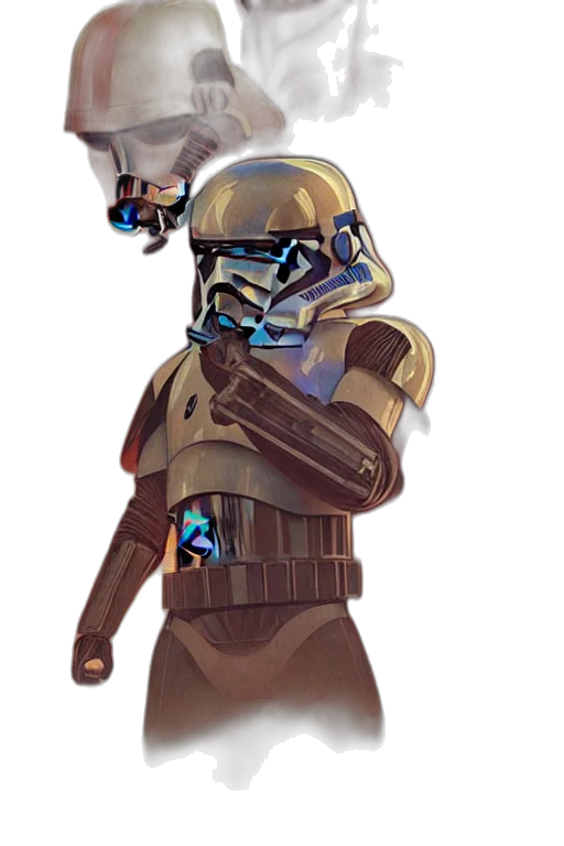 robot, weapon, staff, concept art transparent PNG cut-out