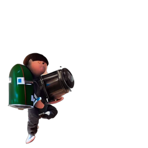 bottle, robot, weapon, jacket transparent PNG cut-out