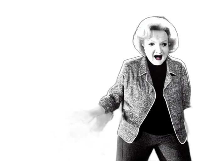 mask, jacket, publicity, photo, still, betty, white, death transparent PNG cut-out