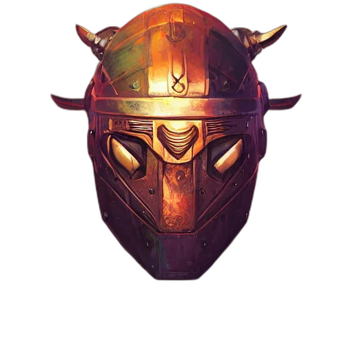 mask, face, crown, weapon transparent PNG cut-out