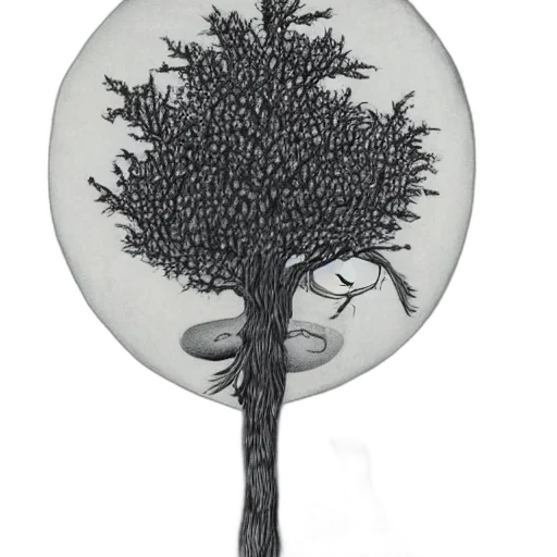 tree, crown, staff, jewelry, concept art, photorealistic, 3d render, fantasy art transparent PNG cut-out