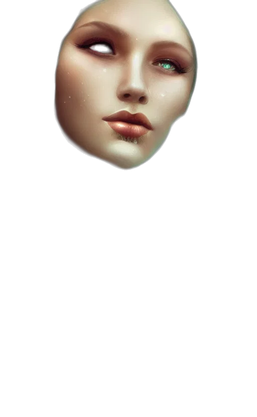face, mask, hat, jewelry transparent PNG cut-out