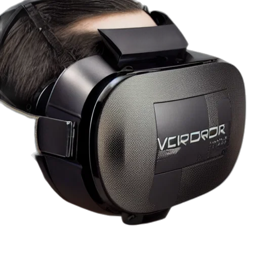 3d render, cyberpunk, headset, extremely transparent PNG cut-out