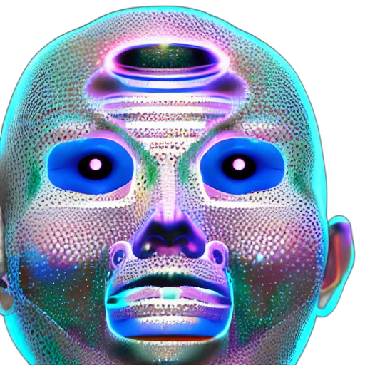 robot, mask, face, creature transparent PNG cut-out