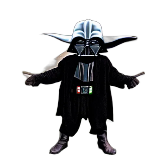 staff, mask, concept art, yoda transparent PNG cut-out