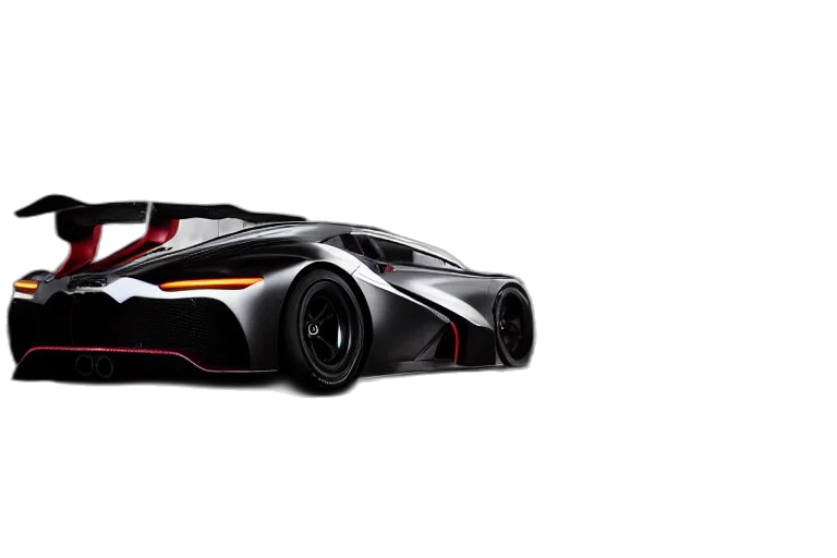 car, concept art, 3d render, photorealistic transparent PNG cut-out