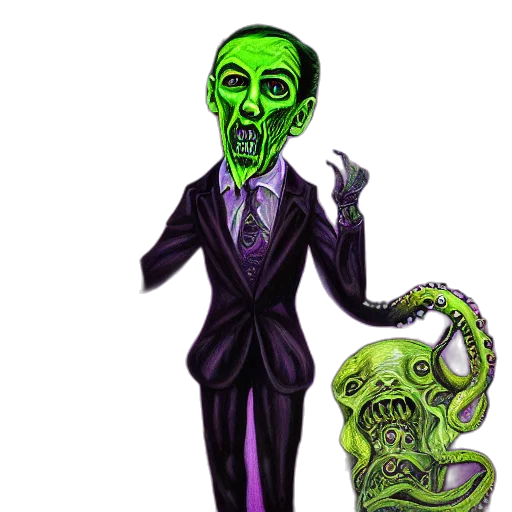 creature, staff, mask, concept art transparent PNG cut-out