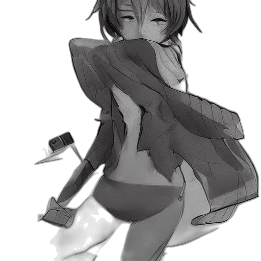 jacket, weapon, sword, creature transparent PNG cut-out
