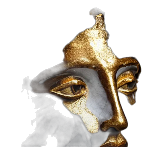 mask, face, crown, jewelry transparent PNG cut-out