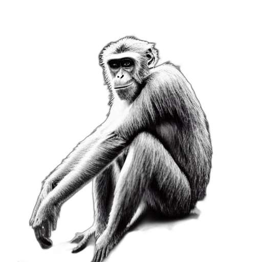 animal, creature, staff, jewelry, pencil sketch, concept art, photorealistic, cartoon transparent PNG cut-out