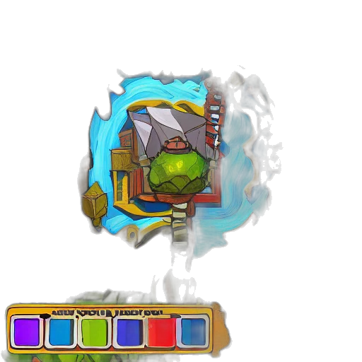 dragon, mask, weapon, staff, fantasy art, concept art, pixel art, fog transparent PNG cut-out