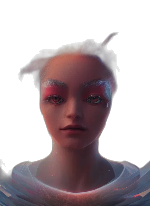 face, robot, creature, mask transparent PNG cut-out