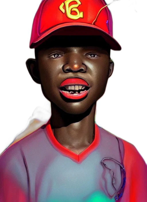 face, photorealistic, cartoon, concept art, 3d render, colourful, caricature, vfx transparent PNG cut-out