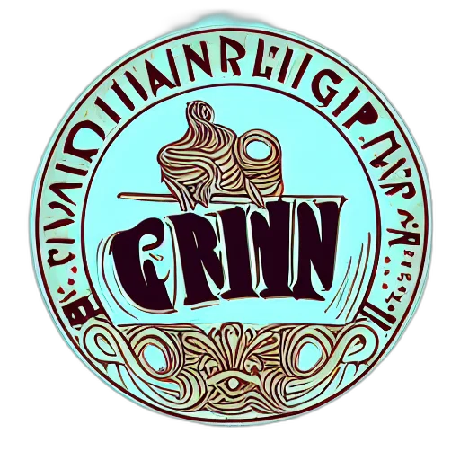 crown, logo, gin, distillery, named, wonderful, strange, art transparent PNG cut-out