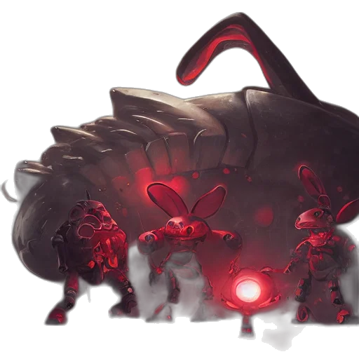 weapon, crown, mask, creature transparent PNG cut-out