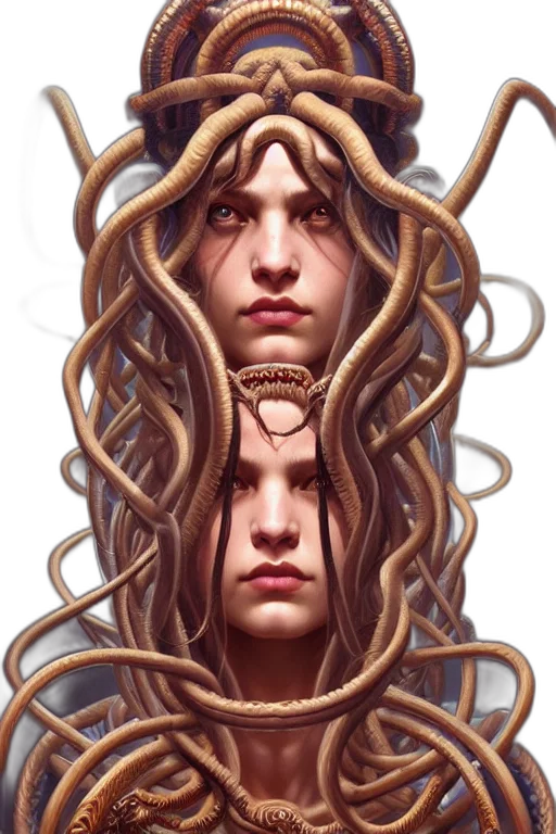 hair, face, crown, mask transparent PNG cut-out