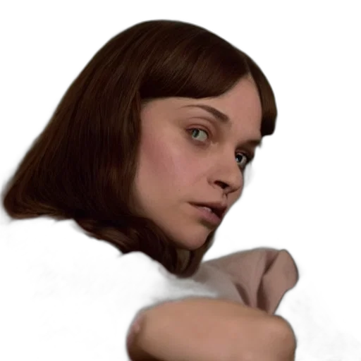 face, hair, robot, creature, photorealistic, concept art, 3d render, pixel art transparent PNG cut-out