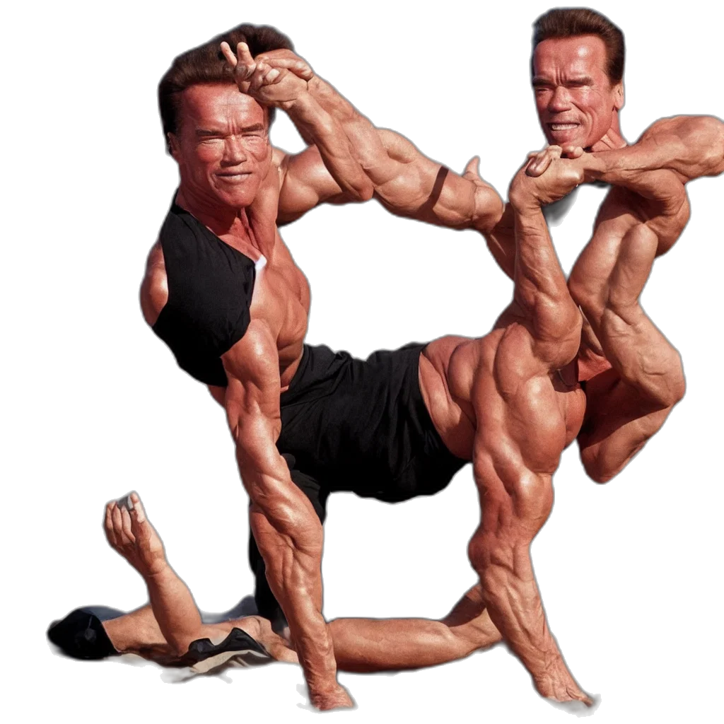 photorealistic, concept art, arnold, schwarzenegger transparent PNG cut-out