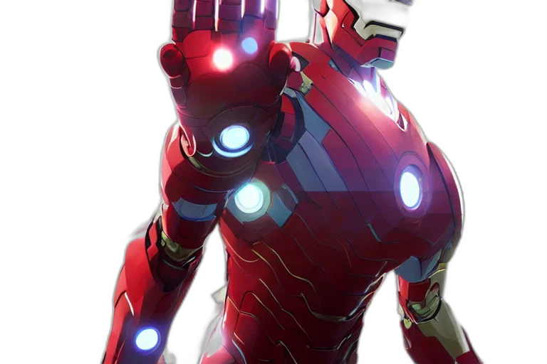 robot, weapon, concept art, comic book art, 3d render, anime, red, super transparent PNG cut-out