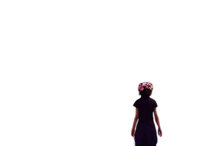 dress, crown, hat, flower, pixel art, concept art, 3d render, photorealistic transparent PNG cut-out