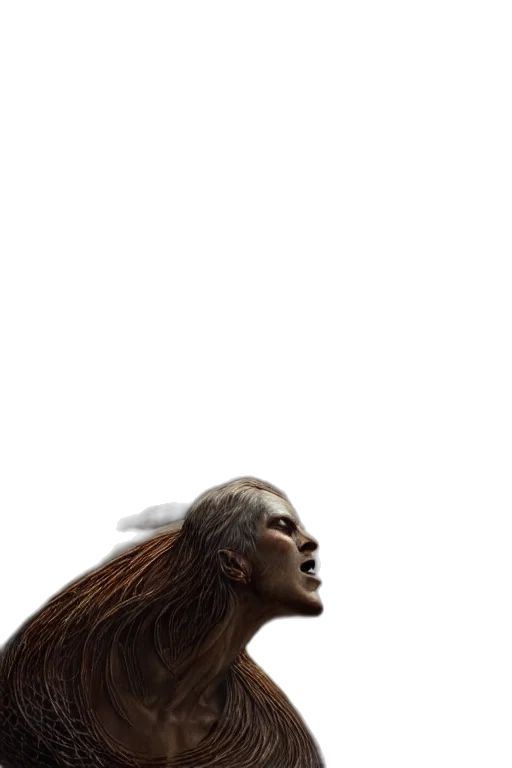 hair, creature, face, animal transparent PNG cut-out
