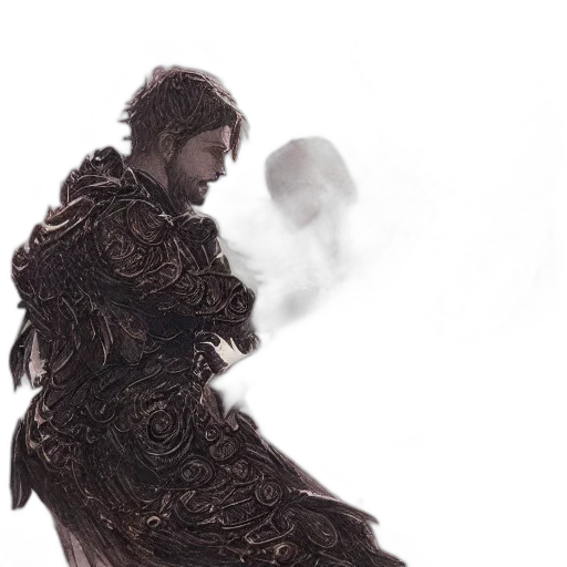dragon, sword, jacket, creature transparent PNG cut-out