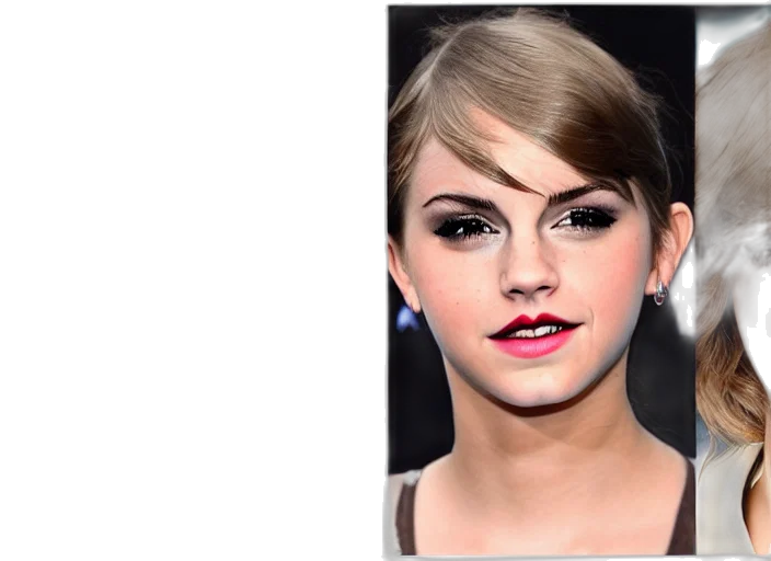 face, hair, photorealistic, cartoon, 3d render, concept art, emma, watson transparent PNG cut-out